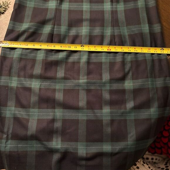 Talbots Women's Plus Size 16 Tartan Plaid Shift Dress 3/4 Sleeve - Picture 12 of 12